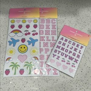 New Stoney Clover Lane SCL x Target Lot of Vinyl Stickers